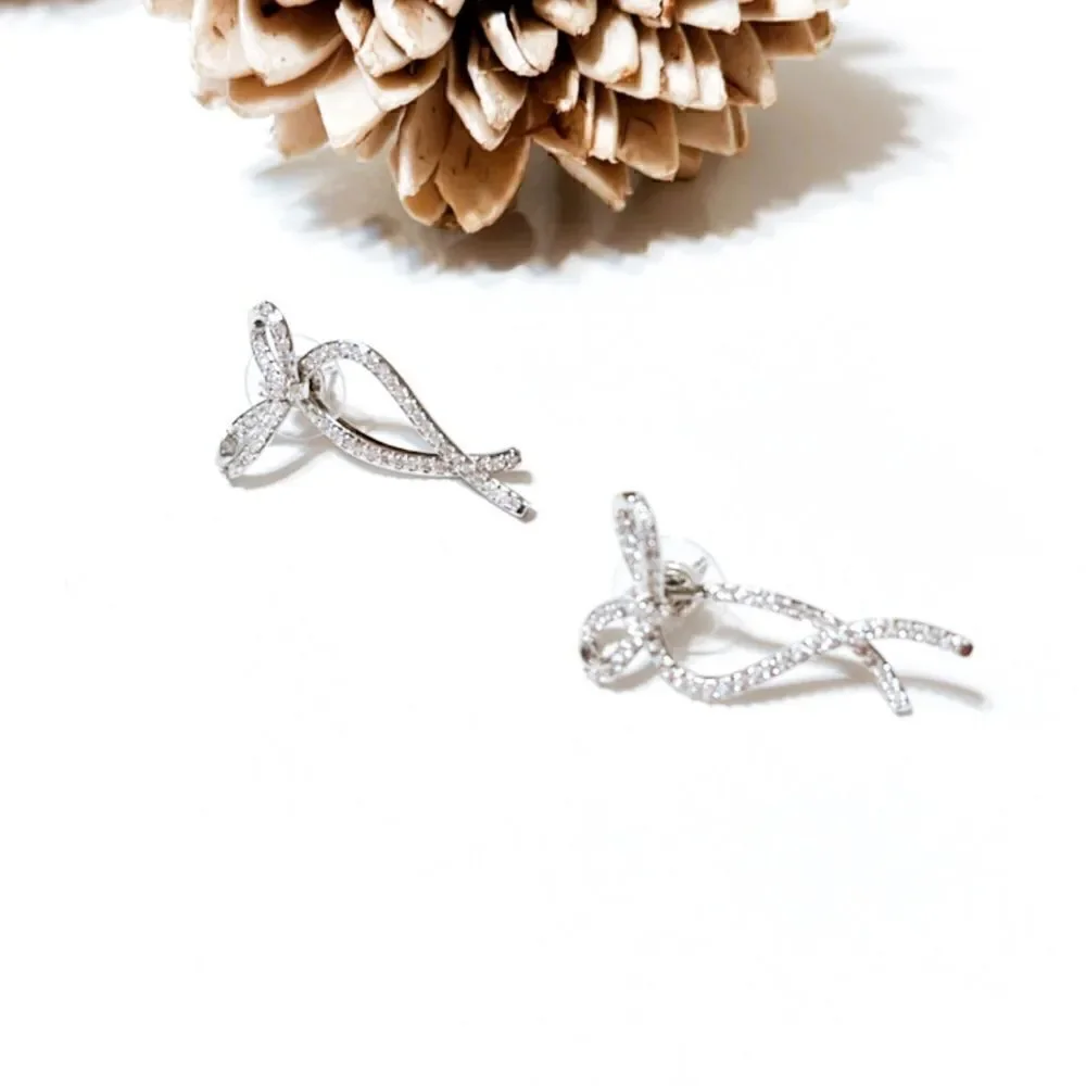 REVOLVE silver rhinestone